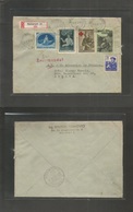 Romania. 1956 (21 Aug) Bucarest - Orsova (24 Aug) Registered AR Multifkd Env Incl Red Cross Issue. - Other & Unclassified