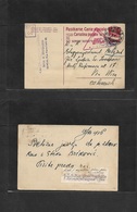 Serbia. 1916 (13 June) Switzerland, Geneva Serbia Red Cross. POW Mail To Austria, Via Wien. VF Strikes Of All Cachets, C - Serbia