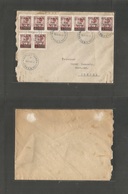 Serbia. 1944 (18 Sept) Herceg Novi - Jovena- Boka Kotorska Ovptd Issue. Multifkd Env At 0,15 Rm (x9), Tied Cds. Fine Pro - Serbie