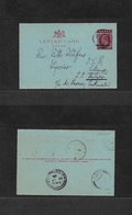 South Africa. 1906 (22 Dec) Natal Octting - Citeanxe, Bulwer, Emkomazi (24-25 Dec) Local 1d Red Stat Lettersheet TPO / P - Autres & Non Classés