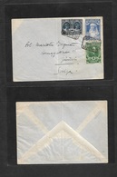 E-Alfonso Xiii. 1925 (26 Sept) Madrid - Suiza. Circulada Con Tres Sellos Cruz Roja Española. - Andere & Zonder Classificatie