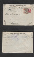 E-Estado Español. 1936 (1 Nov) Pontevedra - Tetuan, Marruecos (1 Nov) Sobre Franqueo Y Beneficio Con Censura De Llegada  - Other & Unclassified