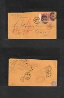 Cuba. 1870 (March - Apr) Matanzas - London - Belgium - Prusia - Italy, Genova (22-23 April) Stampless Envelope Carried T - Autres & Non Classés