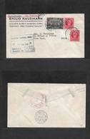 Cuba. 1938 (22 Oct) Habana - Switzerland, Vand. Registered Multifkd Envelope, Incl Ferrocarril 1er Cart. R- Cachet. Esta - Sonstige & Ohne Zuordnung