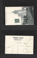Marruecos. C. 1908. Tanger - Francia, Paris. TP Casablanca Con Sello Cadete Sobrec. 5 Cts Y Marca Correo Frances "Tanger - Marokko (1956-...)