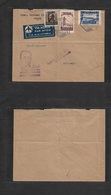 Marruecos. 1938 (17 Julio) Tetuan - Palencia. Sobre Franqueo Multiple Y Etiqueta Correo Area Linea Italiana "A La Vitori - Morocco (1956-...)