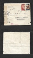 Marruecos. 1943 (14 Ago) Tanger - Alemania, Hamburg. Frente De Carta Franqueada Con Censura Alemana. Tarifa 1,50 Pesetas - Marruecos (1956-...)