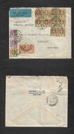 Straits Settlements Singapore. 1931 (24 Dec) Sing - Switzerland, Zurich. Air Dutch Alor Star Amsterdan. Multifkd Env 1,6 - Singapour (1959-...)