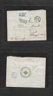 Switzerland. 1864 (26 Apr) "Secours Aux Blesses" Geneve - Spain, Pamplona (a Town North Of Spain Near The Pyrinees) (28  - Other & Unclassified