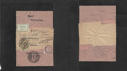 Switzerland - Xx. 1909 (June) France - Biex Biennei. Fkd Pm Complete Wrapper France 2c, Taxed + Swiss Arrival Pd 5c Red  - Sonstige & Ohne Zuordnung