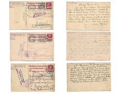 Switzerland. 1916-17. Serbia Red Cross POW Mail. Geneva Offices. 3 Swiss Stat Cards, Diff Censors, Addressed To Belgrade - Andere & Zonder Classificatie