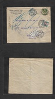 Switzerland - Xx. 1923 (1 May) Date Month Error. Chaux De Fonds - Lolle, Fwded Corcelles (2 June) Fkd 10c Green Patria B - Other & Unclassified