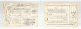 Syria. 1974 (5 Aug) Alep - Spain, Valencia Via Barcelona. Package Fkd Postal Receipt Card, Registered Usage. Most Unusua - Siria