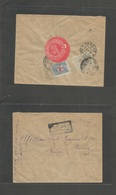 Turkey. 1917 (April) WWI Istambul, Mahmoud Pacha - Switzerland, Geneve (19 April) Mixed Ovptd Issues Envelope. Interesti - Other & Unclassified