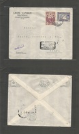 Turkey. 1917 (Oct) Galata, Voivoda - Switzerland, Geneve (14 Jan 18) Fkd + Censored Comercial Envelope. Fine Used. - Other & Unclassified