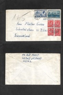 Usa - Xx. 1952 (2 Nov) NYC - Switzerland, Zurich (26 Nov) Fkd Env At 6c Rate, Taxed + Arrival Swiss Postage Dues 1,45 Fr - Other & Unclassified