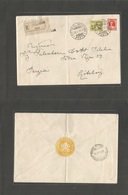 Vatican. 1933 (28 March) Citta - Sweden, Goteborg Via Roma. Registered Fkd Envelope. Includes Ovptd Issue. - Other & Unclassified