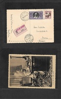 Vatican. 1937 (30 Sept) Citta - Switzerland, Bern (1 Oct) Registered Multifkd Ppc. Fine +. - Sonstige & Ohne Zuordnung