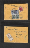 Yugoslavia. 1926 (1 April) Gardinovci - Austria, Wien. Reverse Multifkd Env. XF. Bilingual Cachets. - Andere & Zonder Classificatie