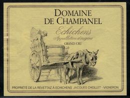 Etiquette De Vin // Echichens,, Domaine De Champanel, Le Mulet - Caballos