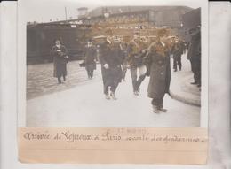 ARRIVÉE DE LEPREUX A PARIS 1912 ESCORTE DES GENDARMES  18*13CM Maurice-Louis BRANGER PARÍS (1874-1950) - Luoghi