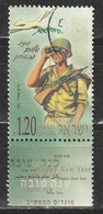 # Israele 2001 - Festival 2001 - Israeli Soldier - Used Stamps (with Tabs)