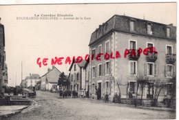 19- EYGURANDE MERLINES- AVENUE DE LA GARE - HOTEL DU PAVILLON TIXIER -CORREZE - Eygurande