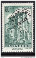 MONACO Préoblitéré N° 2 XX  80 C. Bleu-vert TB - Autres & Non Classés