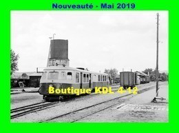 AL 571 - Autorail Billard A 80 D Avec Sa Remorque Au Dépôt - TOULON SUR ARROUX - Saône Et Loire CFD - Trenes