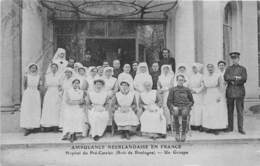 75016-PARIS- AMBULANCE NEELANDAISE EN FRANCE- HÔPITAL DU PRE-CATELAN, BOIS DE BOULOGNE - UN GROUPE - Gezondheid, Ziekenhuizen