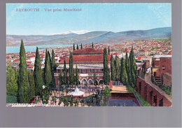 LIBANON BEYROUTH - Vue Prise Museitabé OLD POSTCARD - Lebanon