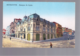 LIBANON BEYROUTH- Banque De Syrie OLD POSTCARD - Liban