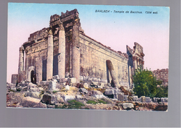 LIBANON BAALBEK Temple De Bacchus Cote Est  OLD POSTCARD - Lebanon