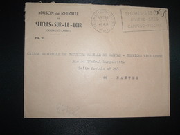 LETTRE OBL.MEC.4-1 1966 SEICHES SUR LE LOIR M. ET L. (49 MAINE ET LOIRE) MAISON DE RETRAITE - Autres & Non Classés