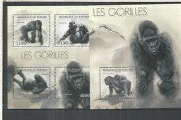 BURUNDI  GORILAS GORILLES GORILLA - Gorilles
