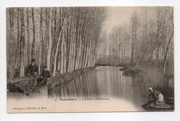 - CPA PONTVALLAIN (72) - L'Aulne à Fautreau 1905 - Photo J. Bouveret - - Pontvallain