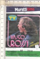 PO8349D# BIGLIETTO VASCO ROSSI IN CONCERTO 1984 MURATTITIME - Biglietti Per Concerti