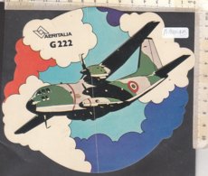 PO8841D# ADESIVO STICKER AVIAZIONE - AERITALIA G 222 - AEREI - Pegatinas