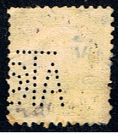 US 436 // YVERT 249 PERFORÉ / PERFIN // 1923 - Zähnungen (Perfins)