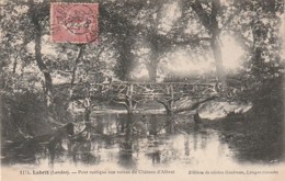 ***  40  ***  LABRIT  Pont Rustique Aux Ruines Du Château D'Albret - TTB - Labrit