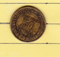 PL 6) 10 >Monnaies & Billets > Monnaies > France > "50 Centimes Chambre Du Commerce " 1926 Coin Tourné - Errores Y Curiosidades
