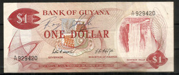 One $  Bank Of Guyana ,  Neuf, UNC - Guyana