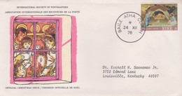 Ireland 1976 Christmas FDC - FDC