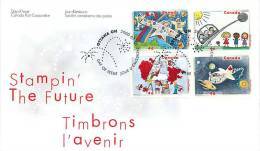 2000   Stampin' The Future Children's Design Contest  Sc 1859-62  Block Of 4 Different - 1991-2000