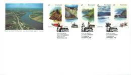 1993   Heritage Rivers, Series III  Sc 1489a  Strip Of 5 - 1991-2000