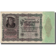 Billet, Allemagne, 50,000 Mark, 1922, KM:80, TB+ - 50000 Mark