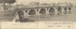 8041 Carte Lettre Panoramique ( Double Format ) - Toulouse - Le Pont Neuf - Toulouse