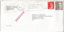 MADRID A USA CC URGENTE MAT URGENTE CIBELES - Eilbriefmarken