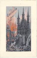 LOUVAIN 1914 - Tissée Soie  - Militaria    (836 ASO) - Embroidered