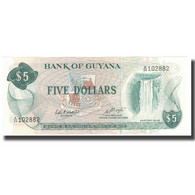 Billet, Guyana, 5 Dollars, KM:22d, NEUF - Guyana